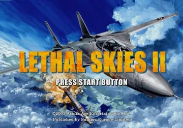Lethal Skies II screen shot title